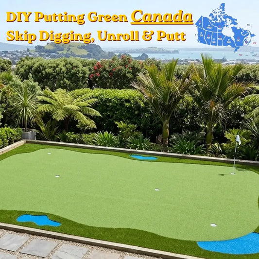 DIY Putting Green Canada | Skip Digging, Unroll & Putt