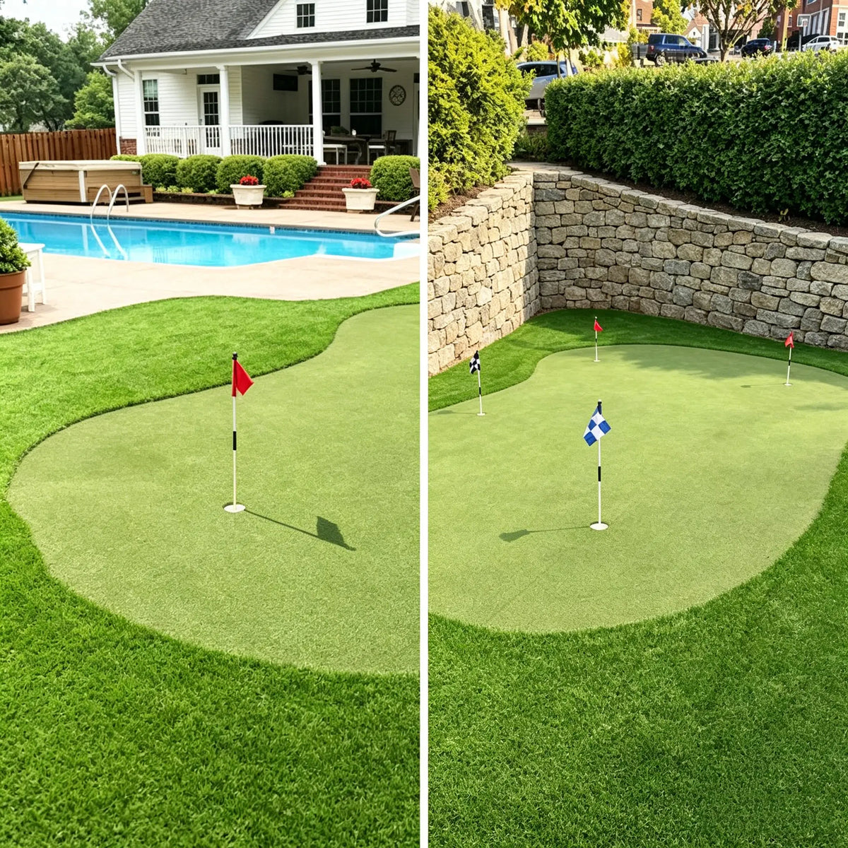 Backyard Artificial Putting Green - Diy Out Door Putting Green